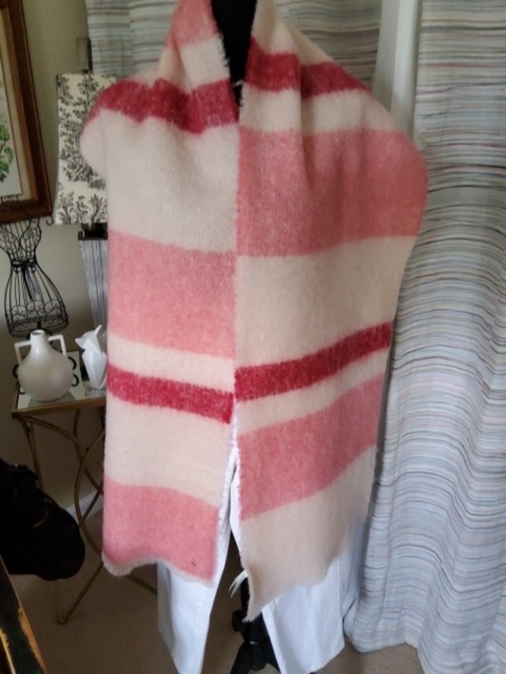 Kate Spade Fuzzy Scarf/Shawl. "New"